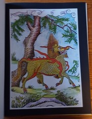 UNICORN GEM A Book of Unicorns 9.5″x11″ with 13 Excellent Prints. Lots of info.