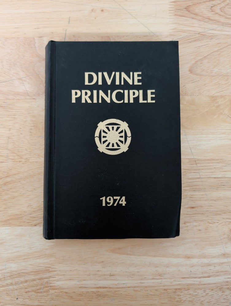 1973 Divine Principle Sun Myung Moon Unification Church Moonies Cult 2nd Ed