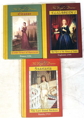THE ROYAL DIARIES Historical Fiction Eleanor, Elizabeth, Anastasia Set of 3