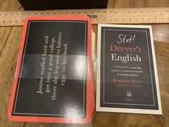 Stet’s Dreyer’s English Game – Unused – Geek Grammer Bibliophile – Complete