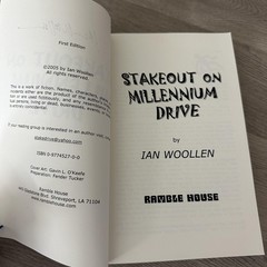 Stakeout On Millennium Drive Ian Woollen Signed Mystery 1st Ed 2005 PB USA
