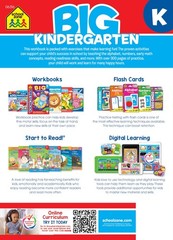 Big Kindergarten Workbook – 320 Pages Early Reading, Writing, Numbers 0-20, Basi