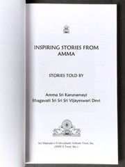 INSPIRING STORIES from AMMA – Amma Sri Karunamayi – 2011 SC – RARE – Like New