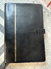 CSB Holy Bible – Large Print UltraThin, Black Genuine Leather, 2004 Holman Ref
