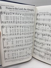 The Worship Hymnal 2008 Slate Blue HC Lifeway Worship First Edition Clean Pages
