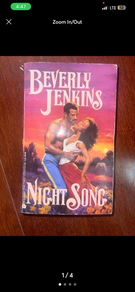 1994 NIGHT SONG – BEVERLY JENKINS Paperback