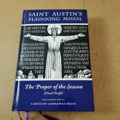 Saint Austin’s Plainsong MISSAL Lancelot Andrewes Press Hardcover 2008 Orthodox