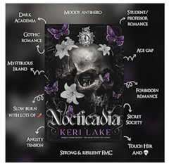 Nocticadia by Keri Lake, Gothic Dark Romance Book Paperback
