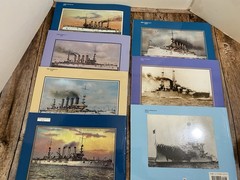 Lot Of 7 WARSHIP SERIES #1-#7 Pictorial Histories PB Books USS Navy Ships