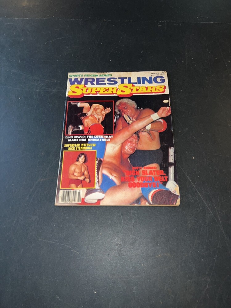 Wrestling Super Stars Magazine Winter 1978 Dusty Rhodes Cover AWA WWF NWA