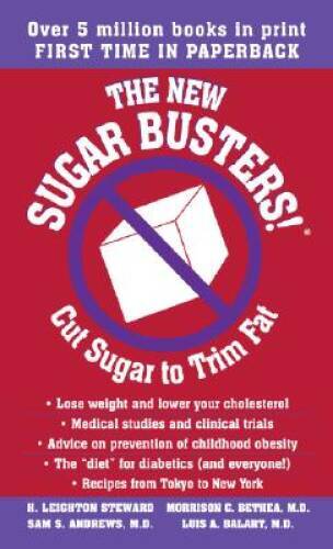The New Sugar Busters! Cut Sugar to Trim Fat – Mass Market Paperback – GOOD