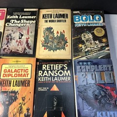 Keith Laumer Vintage Sci Fi PB Book Lot of 12 Vintage 1960s-1980s Very Good Cond