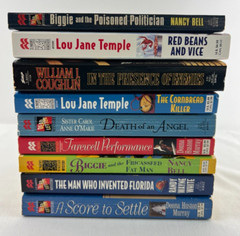 Lot of 9 Mystery Themed Novels Paperbacks Mixed Titles from St. Martin’s Books