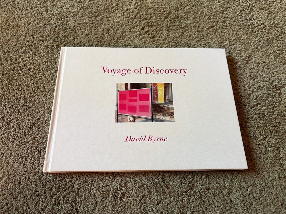 David Byrne Voyage Of Discovery Who Is The Sky VIP Merchandise Book Only