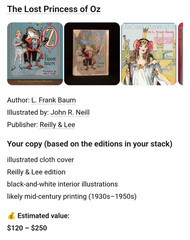 A Collection of Vintage Oz books Over 30 books for your enjoyment.