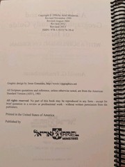 An Historical and Geographical Study Guide of Israel by Arnold G. Fruchtenbaum