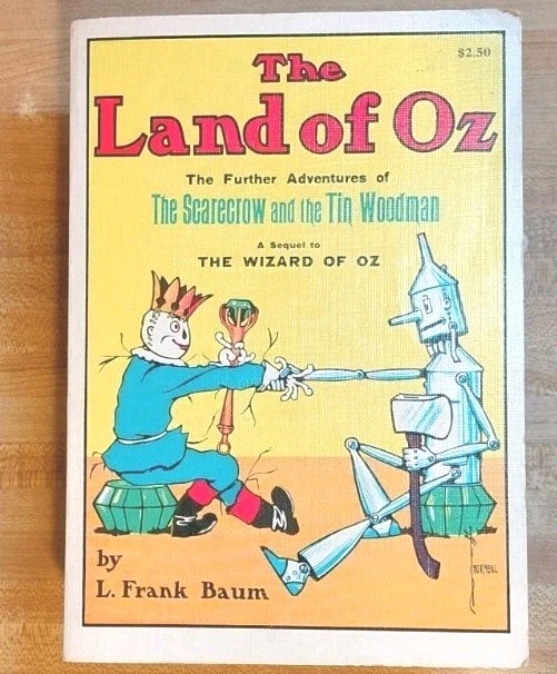 THE LAND of OZ L. Frank Baum Softcover Rand McNally White Edition 1904 Exc Cond