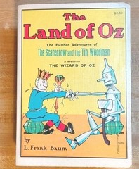 THE LAND of OZ L. Frank Baum Softcover Rand McNally White Edition 1904 Exc Cond