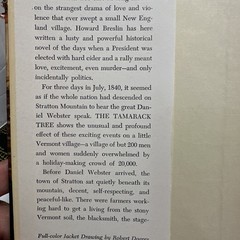 The Tamarack Tree Howard Breslin HC DJ 1947 Book Club Edition Vintage