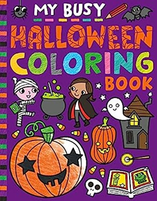 My Busy Halloween Coloring Book Paperback Tiger Tales