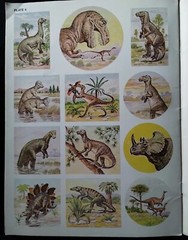 Vintage 1986 48 Full Color Dinosaur Stickers & Seals Kalmenoff Complete FASTSHIP