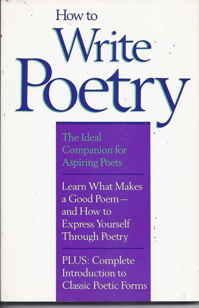 How to Write Poetry