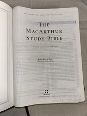 ESV John MacArthur Study Bible-Genuine Leather-Crossway-2011