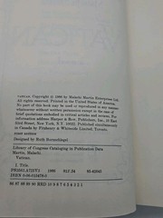 Vatican by Malachi Martin 1986 First Edition Hardcover