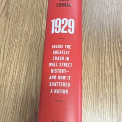 Andrew Ross Sorkin 1929 First Edition Hardcover w/Dust Jacket Penguin Publishing