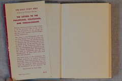 The Letters To Philippians Colossians And Thessalonians William Barclay DSB 1959