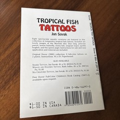 8 Tropical Fish Tattoos, Jan Sovak Little Book 4×5