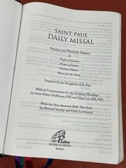 Saint Paul Daily Missal Black Leatherflex 2012 Pauline Books & Media