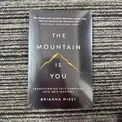 The Mountain is you by Brianna Wiest Paperback Book, Free Shipping