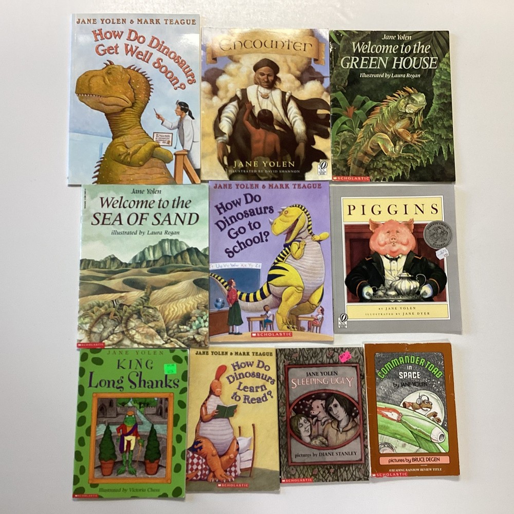 Jane Yolen Mark Teague Dinosaurs Preschool Kindergarten 10 Children’s Book Lot