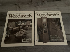VINTAGE LOT OF 15 ISSUES WOODSMITH NOTES FROM THE SHOP WOODWORKING #61-75