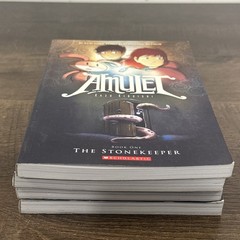 Amulet Books Lot 1 2 4 7 Set Paperback Book Collection By Kazu Kibuishi W5