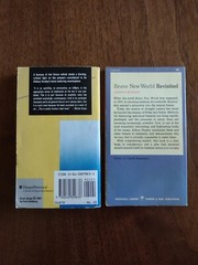 Vintage Brave New World and Brave New World Revisited Aldous Huxley PB lot