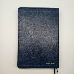 Kenneth Copeland Bible 1991 Genuine Leather Navy Blue Reference Concordance KJV