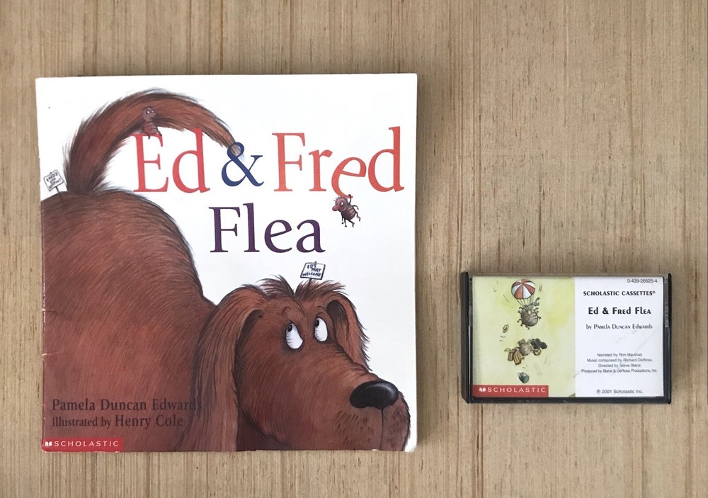 Ed & Fred Flea by Pamela Duncan Edward Book and Cassette Classroom Homeschool
