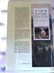 The Nature Doctor 3rd printing 1994 HC/DJ by ALFRED VOGEL
