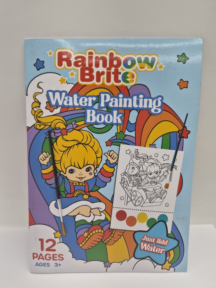 Rainbow Brite Water Painting Book Just Add Water Retro 80s NEW 12 Pages
