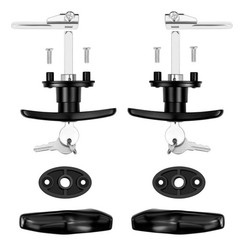 Truck Cap Latch T Handle Lock for Leer are Matching Set Universal Truck Toppe…