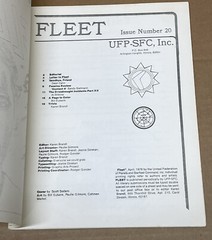 1978 FLEET Newszine Starfleet Command Star Trek Sci-Fi Fanzine RARE Vol. 20