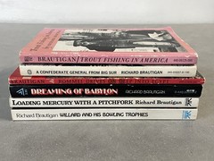 Lot of 6 Paperback Books By Richard Brautigan Original 1960’s-1970’s Printings