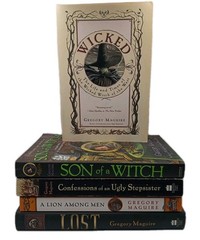 5 Book Lot Gregory Maguire Wicked Years Son Witch Lost Lion Ugly Stepsister