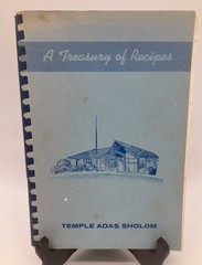 Cookbook Temple Adas Sholom – A Treasury Of Recipes 112 Pages Rare
