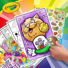 Giant Epic Coloring Book with 288 Pages & Foil Stickers for Creative Kids