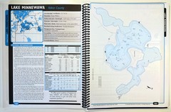 Minnesota Brainerd Area & Aitkin County Fishing Maps Guidebook