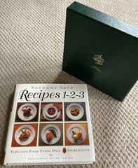 *Signed* A New World of Taste: Recipes 1-2-3 by Rozanne Gold (1996, HCDJ + Slip)