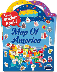 Reusable Sticker Book for Toddlers – Animals, Dinosaurs, Insects, Ages 3+